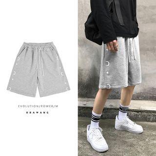 Crescent Print Shorts