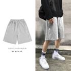 Crescent Print Shorts