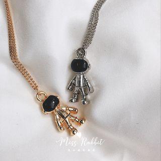 Alloy Astronaut Pendant Necklace