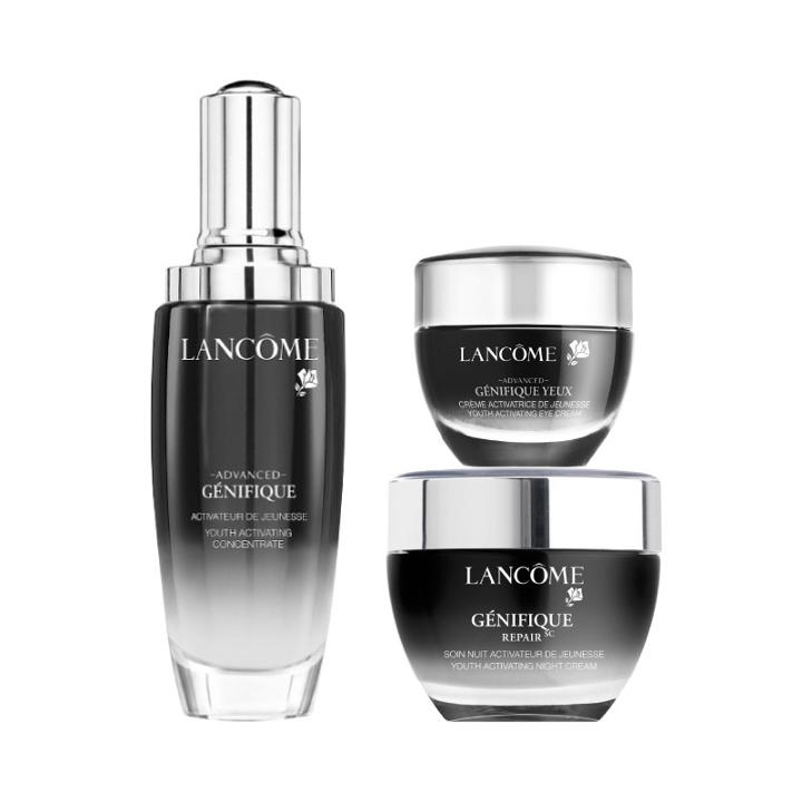 Lancome - Advanced Genifique Skincare Set: Advanced G Nifique 50ml + Night Cream 50ml + Eye Cream 15ml 3 Pcs