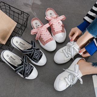 Lace-up Mule Sneakers