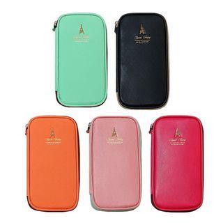 Tower-accent Zipped Pouch (s)