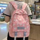 Lightweight Floral Print Backpack