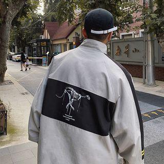 Dinosaur Print Back Zip Jacket
