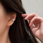 Rhinestone Cuff Earring 1 Pair - Clip On Earring - One Size