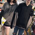 Couple Matching Color Panel Sweater