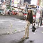 Fray-hem Straight-cut Pants With Belt