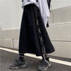 Chained A-line Skirt Black - One Size