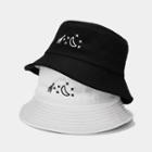 Moon & Star Embroidered Bucket Hat