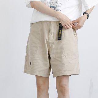 Plain Over-sized Cargo Sweat Pants