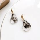 Irregular Resin Drop Earrings