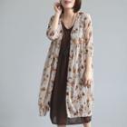 Long Light Knit Jacket