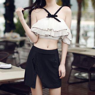 Tiered Halter Swimdress