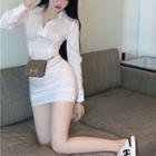 Mini Bodycon Shirtdress