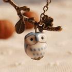 Retro Owl Necklace