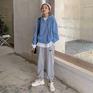 Plain Hoodie / Long-sleeve T-shirt / Harem Pants