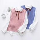 Shirt / Knit Vest / Set
