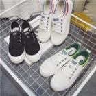 Contrast Trim Canvas Sneakers
