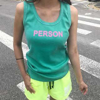 Person Printed Tank Top