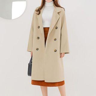 Double-breasted Handmade Wool Coat