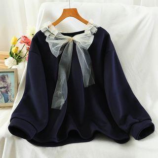 Velvet Bow Sweater