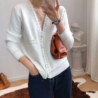 Stitching Knit Vest