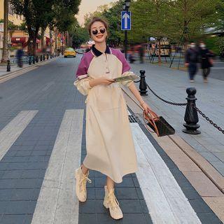 Polo Midi Sweatshirt Dress