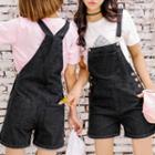 Dungaree Wide Leg Shorts