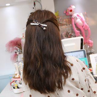 Animal Print Bow Hair Clip