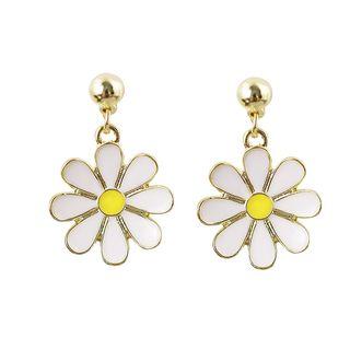 Flower Drop Earring 1 Pair - As Shown In Figure - One Size