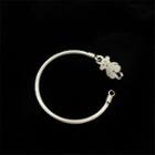 Bear Stainless Steel Bracelet Silver - One Size