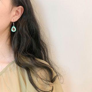 Avocado Dangle Earring 1 Pair - As Shown In Figure - One Size