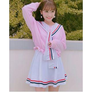 Sailor Pullover / A-line Skirt