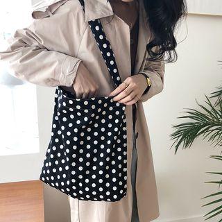 Polka Dot Fabric Tote Bag