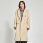 Tailored Double-breasted Wool Coat