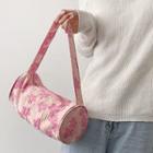 Floral Print Barrel Shoulder Bag