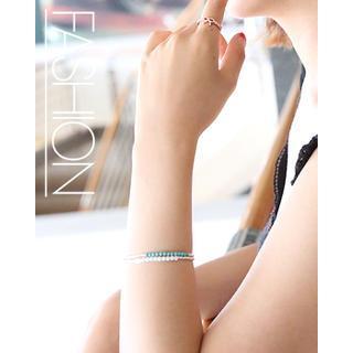 Two-tone Beads Bracelet