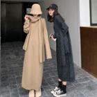 Maxi A-line Sweater Dress / Scarf