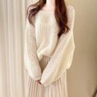 Loose-fit Alpaca Blend Sweater