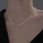 Geometry Necklace 1 Pc - S925 Silver - Silver - One Size