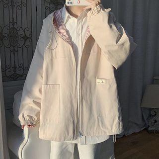 Hood Zebra Zip Jacket