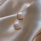 Glaze Alloy Earring White - One Size