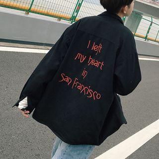 Letter Long-sleeve Jacket