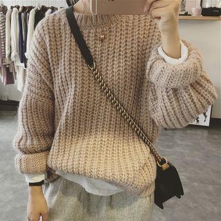 Crewneck Chunky Sweater