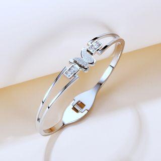 Butterfly Stainless Steel Bangle