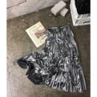 Accordion-pleat L Me Long Skirt