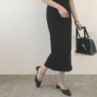 H-line Long Knit Skirt