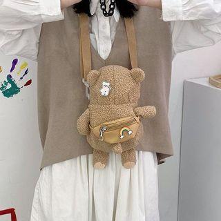 Fluffy Bear Crossbody Bag