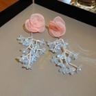 Flower Lace Resin Fringed Earring