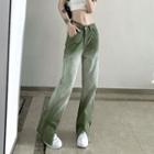Gradient Baggy Jeans / Belt / Set
